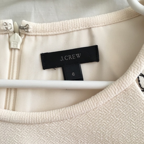 J.Crew Lace Edged Cap Sleeve Dress - Picture 6 of 8